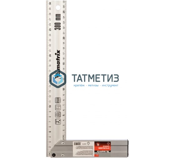 Угольник, 300 мм, алюминиевый, литой// Matrix -  магазин крепежа  «ТАТМЕТИЗ»