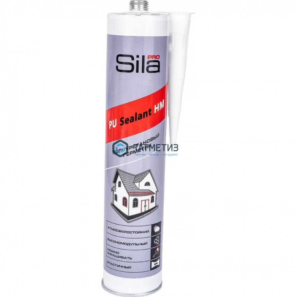 Полиуретановый герметик SILA PRO PU Sealant HM 280 GREY высокомод. RAL7016 ТЁМНО-СЕРЫЙ 280 мл / 20 -  магазин крепежа «ТАТМЕТИЗ»