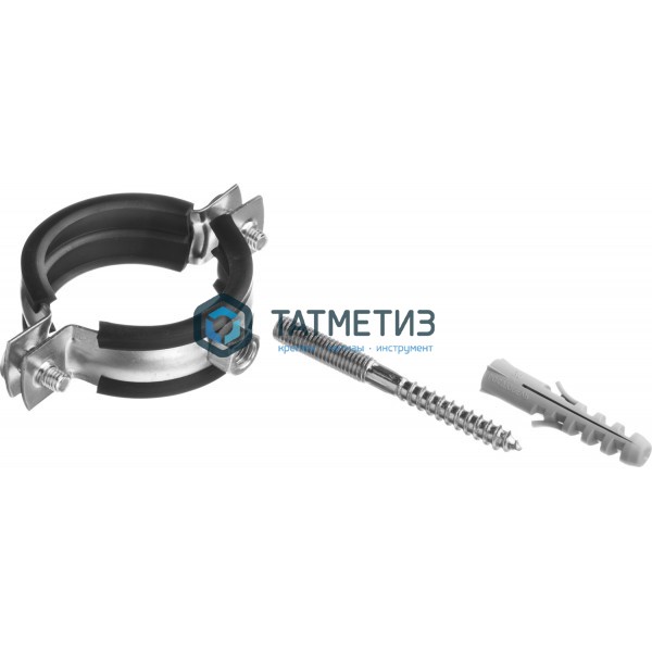Хомут  59-66мм (2) сантехнический с гайкой М10 S -  магазин «ТАТМЕТИЗ»
