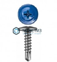 Саморез п/ш сверло 4,2x19  RAL 5005 -  магазин крепежа «ТАТМЕТИЗ»