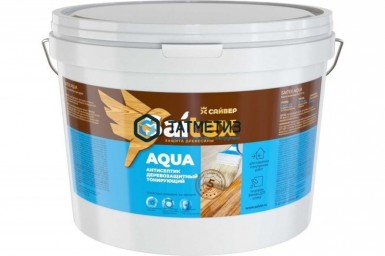 Деревозащитное средство Saitex AQUA  БЕСЦВЕТНЫЙ  1 л./9 -  магазин крепежа «ТАТМЕТИЗ»