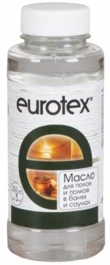 Масло для защиты полка Eurotex-Сауна 250 мл./12 -  магазин крепежа  «ТАТМЕТИЗ»