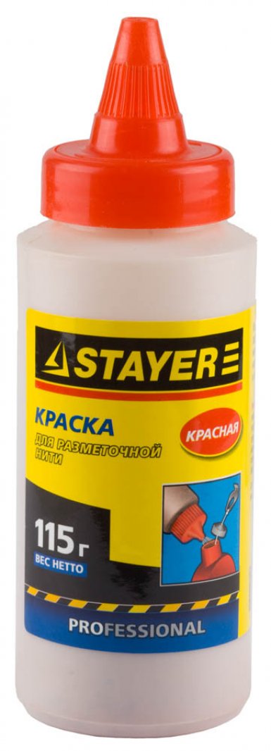 Краска STAYER для разметочной нити, красная, 115г -  магазин крепежа  «ТАТМЕТИЗ»