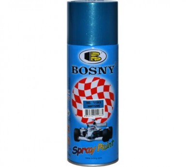 Краска аэроз. BOSNY 400 мл. №1183  ГОЛУБОЙ МЕТАЛИК -  магазин «ТАТМЕТИЗ»