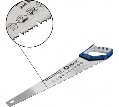 Ножовка по дереву, 500 мм, 7-8 TPI, зуб - 3D, каленый зуб, двухкомпонентная рукоятка// MATRIX -  магазин крепежа  «ТАТМЕТИЗ»